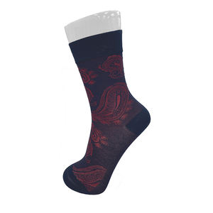 Chaussettes de mariage et de fête en mélange de bambou antidérapantes unisexes avec caractéristiques respirantes et à séchage rapide Service OEM personnalisable disponible - Product Image 1