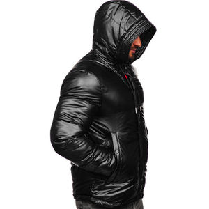 OEM personnalisé High Street hommes hiver doudoune manteau veste laine tissu lin Shell Designer veste fabricant - Product Image 5