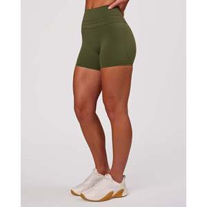 Luxe V-Contour High-Rise 4 Short-Pure Olive - Product Image 6