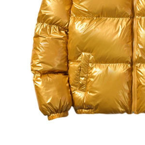 2025 última chaqueta acolchada brillante de estilo callejero para hombres y mujeres de la mejor calidad con servicio OEM de invierno con cuello levantado - Product Image 5