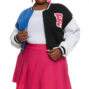 Veste de baseball pour femmes Veste universitaire pour femmes à manches longues Veste Letterman pour femmes en laine et polyester brodés de qualité supérieure - Product Image 6