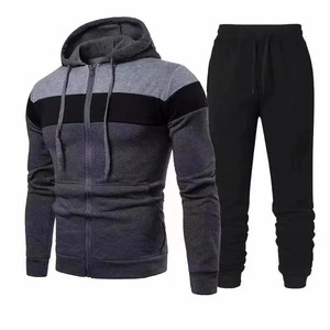 2024 nuevos Chándales, ropa para hombre, conjuntos de Sudadera con capucha, sudadera con cremallera, pantalones de chándal deportivos informales, conjunto de chándal para hombre para correr - Product Image 3