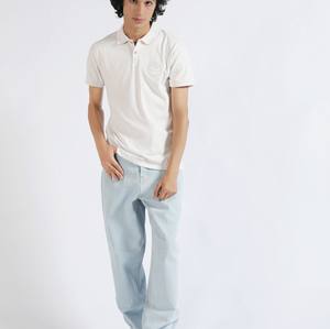 เสื้อโปโลคลาสสิกสำหรับผู้ชายผ้าคอตตอนหรูหราสวมใส่สบายๆแนวธุรกิจทำงานประจำวัน - Product Image 4