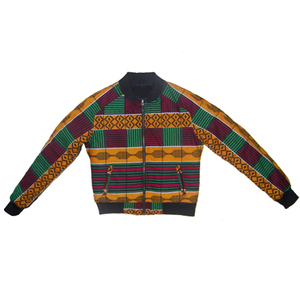 Afrikaanse Print Mens Bomber Jassen Street Styled Coat Dashiki Op maat