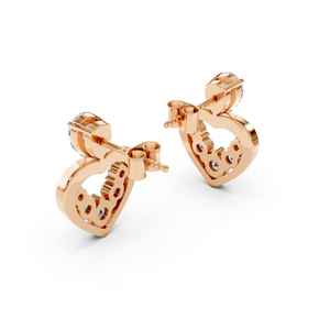 Pendientes de Aro de Oro Blanco y Amarillo Macizo de 14K y 18K de Lujo, Diseño Huggie, Joyería Fina, Moissanita Certificada por GIA, Regalo para Mujeres y Niñas - Product Image 6