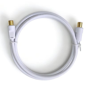 Câble coaxial RF femelle-mâle de 9,5 mm, conducteur en cuivre massif, connecteur de type F pour télévision par câble, récepteur satellite - Product Image 2