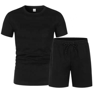Survêtement court 2 pièces pour homme, ensemble court t-shirt et ensemble court - Product Image 5
