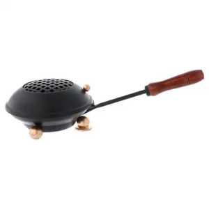 Brûleur d'encens en bois et métal le plus vendu, nouveau design, brûleur d'encens en bois personnalisé, brûleur d'encens Bakhoor tendance, usage régulier - Product Image 5