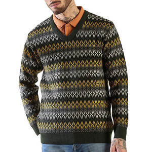 Online Best Selling <b>Men's</b> <b>Sweaters</b> Custom Size Made <b>Men's</b> <b>Sweaters</b> Wholesale <b>Men's</b> <b>V</b> <b>Neck</b> <b>Sweaters</b> - Product Image 1