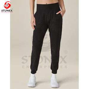 Costumes de jogging pantalons de survêtement en coton taille haute pantalons de sport personnalisés pour femmes Streetwear pantalons de survêtement de gymnastique vente en gros - Product Image 1