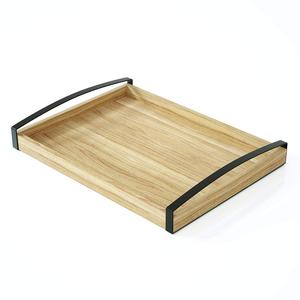 Plateau de présentation de nourriture en bois d'acacia cuisine à domicile restauration plateau de service d'aliments usagés pour hôtel restaurant plateau durable de forme personnalisée - Product Image 5