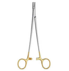 Herramientas quirúrgicas manuales de acero pesado de 18,5 cm de STILLE, alicates de soporte de aguja de acero inoxidable - Product Image 1