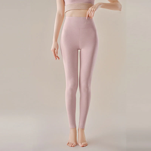 Women's Sweet Knitted High-Waisted Autumn and Winter <b>Warm</b> <b>Leggings</b> Comfortable and Soft Tight-Fitting Hip Lifting Pants - Product Image 3