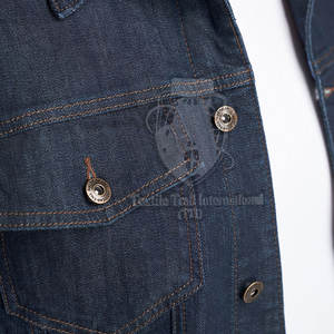แจ็คเก็ตยีนส์ผู้ชายทรงสลิม ผ้าแคนวาส 100% ระบายอากาศได้ดี สไตล์ไฮสตรีท คุณภาพสูง สำหรับฤดูหนาว - Product Image 6