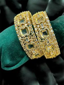 Hermosos brazaletes AD, brazaletes de lujo de alta calidad para mujeres, perfectos para ropa de fiesta, complementos tanto tradicionales como occidentales - Product Image 3