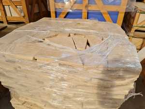 หินปูพื้นแบบ Crazy Paving ปี 2025 ทำจากหิน Travertine ธรรมชาติ รูปทรงไม่สม่ำเสมอ ผลิตในโรงงานตุรกี สำหรับโครงการก่อสร้างของคุณ - Product Image 2