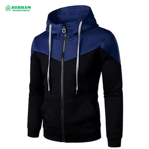 Sweat-shirts thermiques unisexes fabriqués au Pakistan, tendance, avec contraste de couleurs, 100% coton molletonné/éponge française, respirants et à séchage rapide - Product Image 2