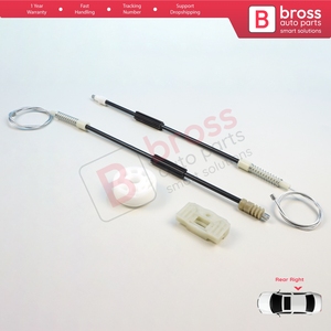 Kit de Reparación de Elevalunas Trasero Derecho BWR969 para Clase S W140 1992-1999 Sedán de 4 Puertas 1407301246 - Product Image 6