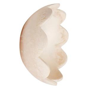 Bol à salade en résine de forme ronde fait à la main Vaisselle d'hôtel écologique et durable polie et sûre pour le service des aliments - Product Image 2