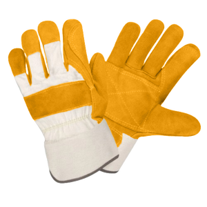 Guantes de trabajo de piel de vaca reforzada Seguridad reflectante Construcción industrial Piel de vaca Ropa DE SEGURIDAD reflectante personal - Product Image 2