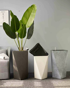 Pot de fleurs en plastique, grands pots de luxe pour hôtel, jardin, macetas, vernis pâtisserie, pour l'intérieur et l'extérieur, idéal comme <span class=keywords><strong>cadeau</strong></span> de noël - Product Image 5