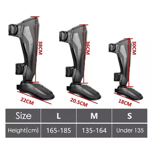 Espinilleras profesionales ligeras para MMA, almohadillas protectoras duraderas, Kickboxing, Muay Thai, Karate, Taekwondo, artes marciales, Boxeo - Product Image 4