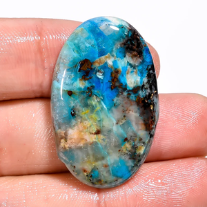 29.5ct เครื่องประดับอื่นๆทำด้วยมือคุณภาพระดับพรีเมียมอัญมณีอัญมณีจากพลอยสีฟ้าบำบัดแบบธรรมชาติ - Product Image 2