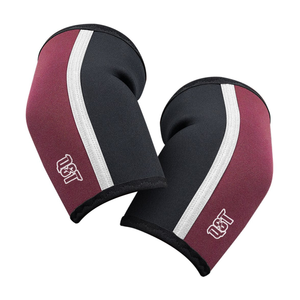 Mangas de codo de neopreno de alta calidad para entrenamiento de levantamiento de pesas, coderas de levantamiento de potencia con logotipo personalizado para gimnasio, entrenamiento físico - Product Image 1