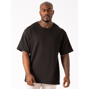 เสื้อยืดผู้ชายผ้าฟลีซผ้าฝ้ายเปิดไหล่ปล่อยเร็วแบบลำลองสวมใส่สบายสำหรับเล่นกีฬา100% สตรีทย้อนยุคสำหรับฤดูร้อน - Product Image 1