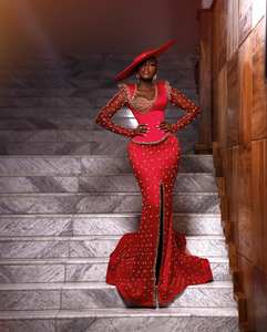 Elegante Vestido de Novia Somalí con Escote en V, Antiarrugas, con Sujetador Incorporado, Mezcla de Seda, Tela de Encaje en Colores Pastel, Largo hasta el Suelo, para Bodas Nikah - Product Image 4