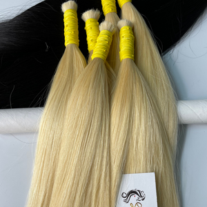 Sun Hair Company Venta al por mayor Extensiones de cabello humano vietnamita Alta calidad Sedoso Recto Rubio Remy Cabello Humano a granel - Product Image 3