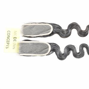 Femmes indiennes brutes 100% cuticule alignée traité naturel noir 2*6 Hd dentelle Bodywave femmes vierge en gros Extensions de cheveux humains - Product Image 4