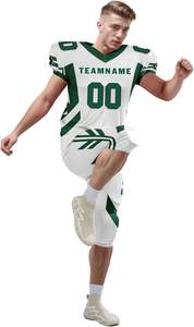 Uniformes de fútbol americano personalizados de alta calidad al por mayor para jóvenes uniformes de fútbol Club logotipo personalizado colores y tamaño OEM - Product Image 5