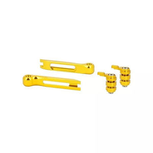 Terminal de Clip Dorado de Aluminio para Palancas CNC para Fresadoras, Número de Pieza 3662775145279 - Product Image 1