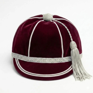 High Quality Custom Honours Caps Hand Embroidery Casual Breathable Outdoor Sports Polyester Cotton Velvet Summer Unisex Adult - Product Image 1