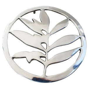 Salvamanteles geométrico de aluminio dorado elegante y moderno, Protector de encimera de mesa resistente al calor, decoración de comedor de cocina, alfombrilla y almohadilla - Product Image 5