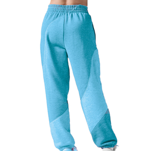 Trendy Women <b>Oversized</b> <b>Sweatpants</b> With Seamed Wave Pattern for Lounge and Streetwear - Product Image 5