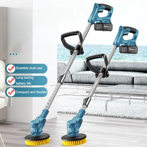 <span class=keywords><strong>Brosse</strong></span> <span class=keywords><strong>de</strong></span> <span class=keywords><strong>Nettoyage</strong></span> <span class=keywords><strong>Électrique</strong></span> Rétractable <span class=keywords><strong>pour</strong></span> Usage Domestique, <span class=keywords><strong>Salle</strong></span> <span class=keywords><strong>de</strong></span> <span class=keywords><strong>Bain</strong></span>, Cour, Balayage et Polissage - Product Image 4