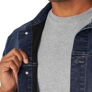 2025 printemps et automne hommes coton à manches longues col rabattu Denim veste Multi poches jean décontracté collège université veste - Product Image 3