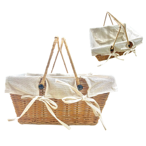 Paniers en rotin à la mode écologiques et super chauds pour tous vos besoins de cadeaux - Product Image 1