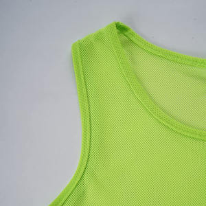 Chaleco de Entrenamiento de Fútbol de Malla de Poliéster, Transpirable, de Secado Rápido, Ligero, de Alta Calidad, con Diseño de Logotipo Personalizado, Camiseta de Fútbol - Product Image 4