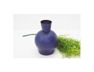 Motif martelé vente chaude enduit de poudre couleur Antique en aluminium nickelé Vase à fleurs Vase de Style Premium pour la maison de luxe - Product Image 1