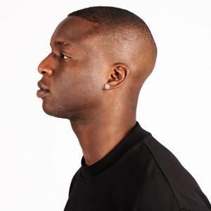 Luxury Cluster Flower Stud <b>Earrings</b> <b>for</b> <b>Men</b> and Women Round Cut Diamond Style <b>Silver</b> Tone Hip Hop Jewelry - Product Image 2