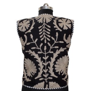 เสื้อแจ็คเก็ตผ้าฝ้ายแท้ 100% คุณภาพสูง งานแฮนด์เมด สไตล์โบโฮ คลาสสิก หรูหรา ลายปักซูซานี ลายดอกไม้ ระบายอากาศได้ดี - Product Image 2