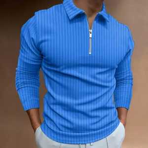 Jersey décontracté à motif solide pour hommes pour chemises respirant à manches courtes grande taille coupe personnalisée de haute qualité - Product Image 4