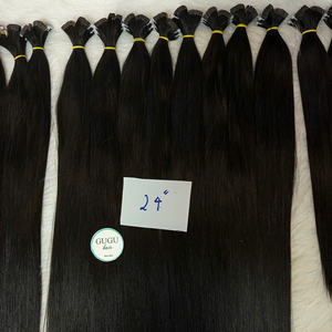 Extensiones de cabello Remy a granel liso natural de longitud personalizada de lujo Cabello vietnamita crudo del fabricante - Product Image 5