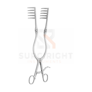 BECKMANN ADSON Retractor de laminectomía 28cm 30cm Instrumentos de Neurocirugía de Surgiright Instruments - Product Image 1