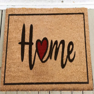 New PVC Backed Coir <b>Mat</b> Modern Medium Thickness <b>Home</b> Design Rectangle Machine Made Anti Slip Washable Durable Eco-Friendly - Product Image 1