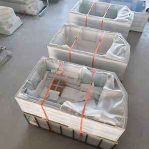 1,5 m Tiefer Moderner WPC-Holz-Container-Pool mit Wasserfall, Oberirdischer Außen-Schwimmbecken aus Kunstharz und Fiberglas - Product Image 5