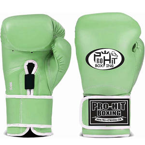 Gants de boxe unisexes de qualité supérieure pour la compétition, gants de boxe gagnants, nouveaux gants de boxe noirs et blancs - Product Image 3